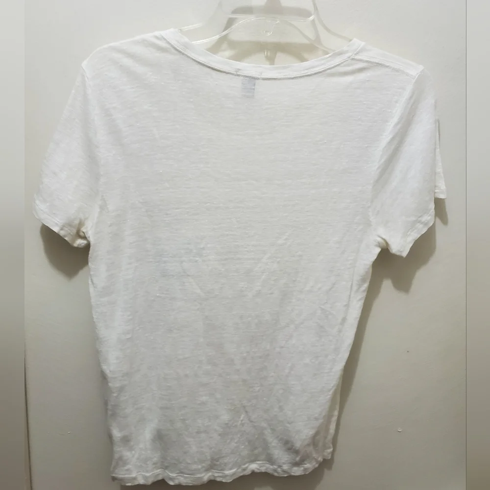 J.CREW - WHITE LINEN TOP - Picture 5 of 6